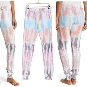 NWT Theo & Spence Drawstring Tie-Dye Poppy Ikat  Pajama Joggers Loungewear M